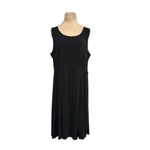 NY Collection black sleeveless party dress size 1X